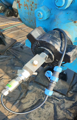 我公司完成浙江油田大安1H21平台压裂焖井返排高频压力监测